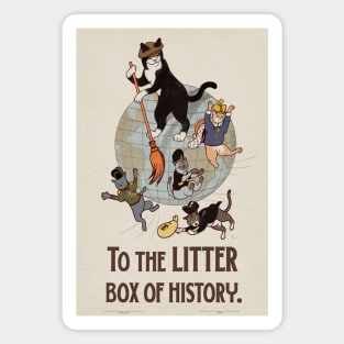 Soviet Cat - Litter Box of History Magnet